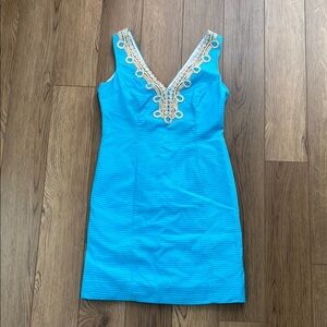 Lilly Pulitzer | Turquoise Blue Bentley Classic Shift Dress